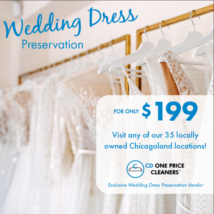 Wedding Dress Preservation Chicago