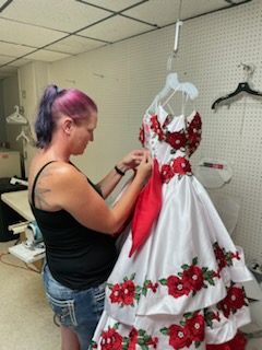 quinceanera dress inspection